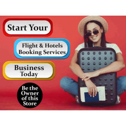 Travel Store with Mini Travel Products | Flights & Hotels | 2 in 1 Income Model
